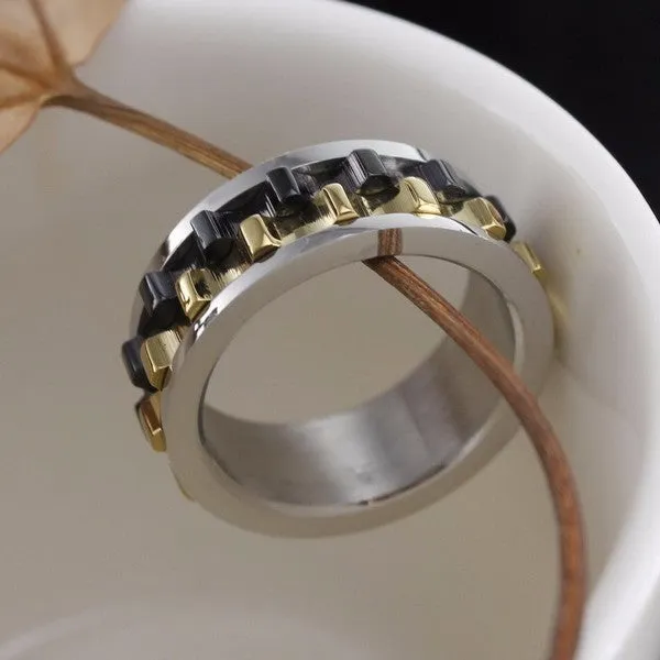 Moveable Gear Fidget Ring