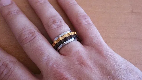 Moveable Gear Fidget Ring