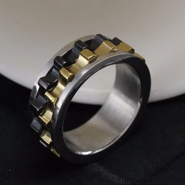 Moveable Gear Fidget Ring