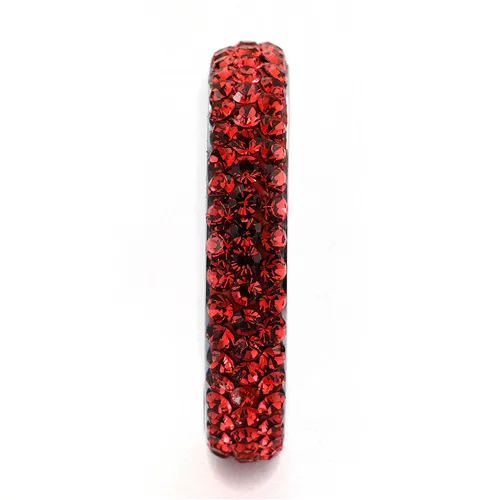 MT 6353 - Crystal Eternity Band - Red - January Birthstone  July Birthstone - Most Popular