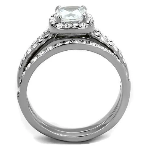 MT0812 - 1 Wedding Set April Birthstone