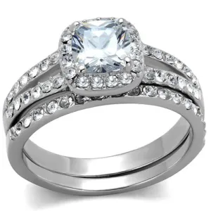 MT0812 - 1 Wedding Set April Birthstone