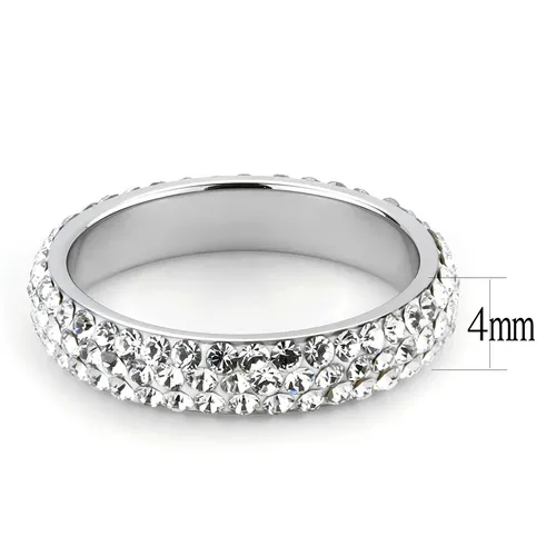 MT3353 - Crystal Eternity Band - Stackable - Most Popular - April Birthstone #1