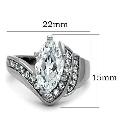 MT6251 - Crystal Marquis Designer Replica Cocktail Ring