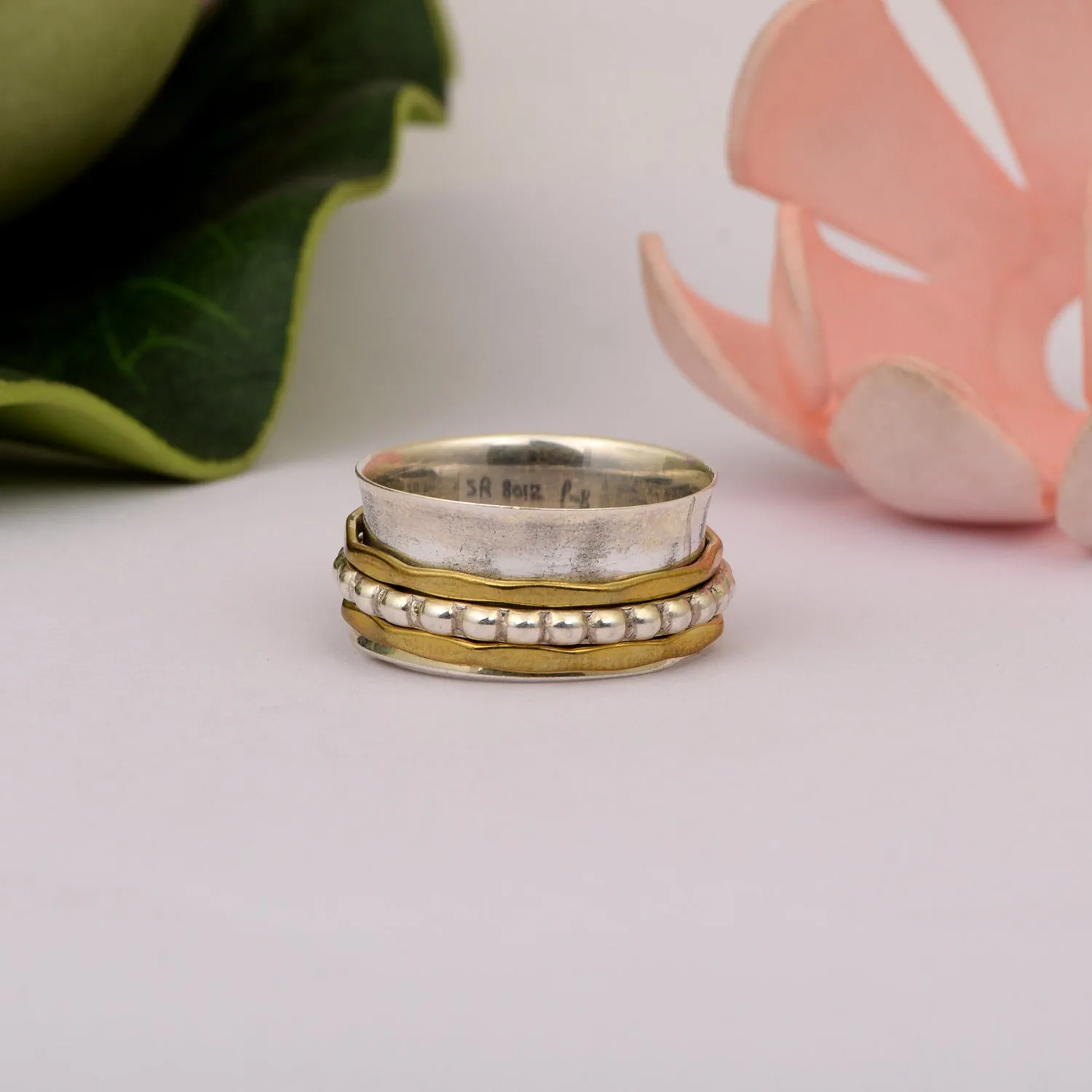 Multi Band Spinner Ring