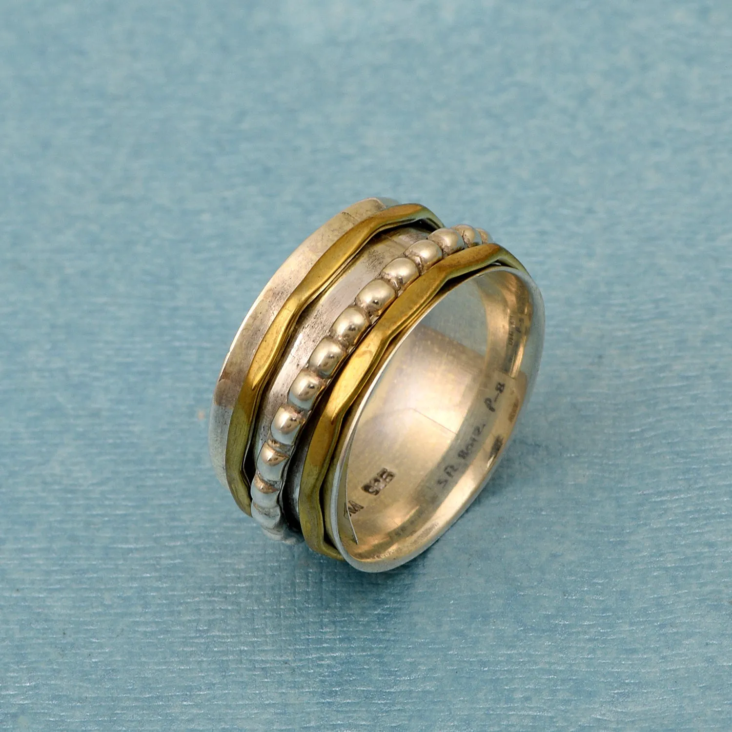 Multi Band Spinner Ring