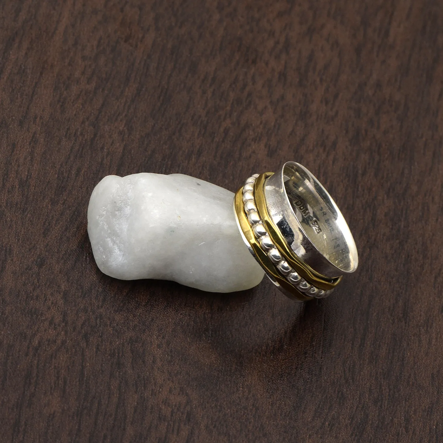 Multi Band Spinner Ring