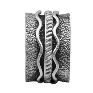 Multi Banded Spinner Ring