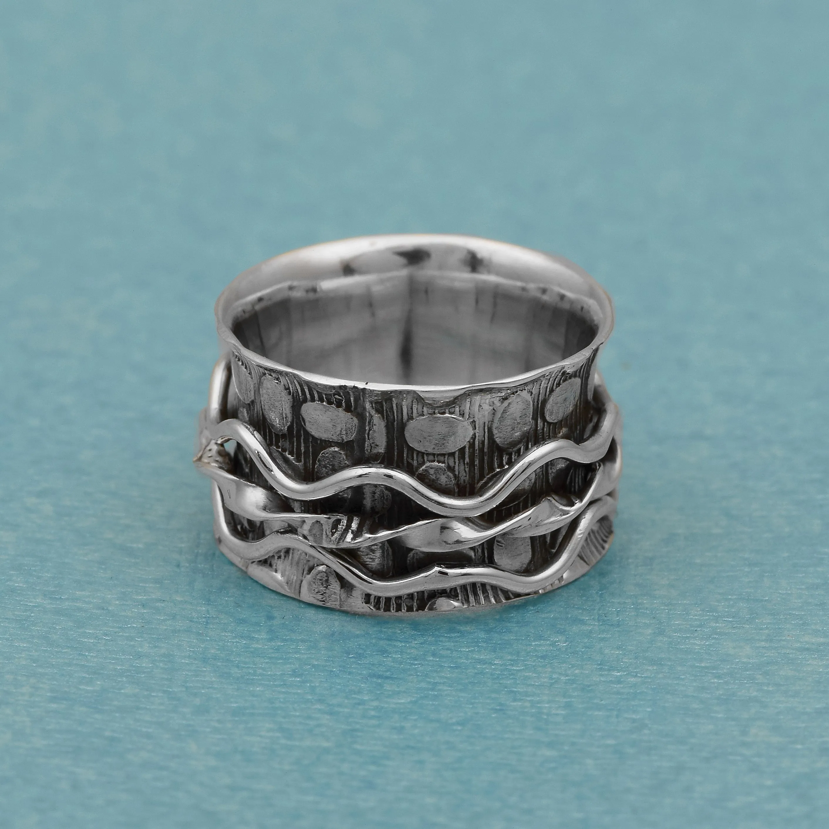 Multi Banded Spinner Ring