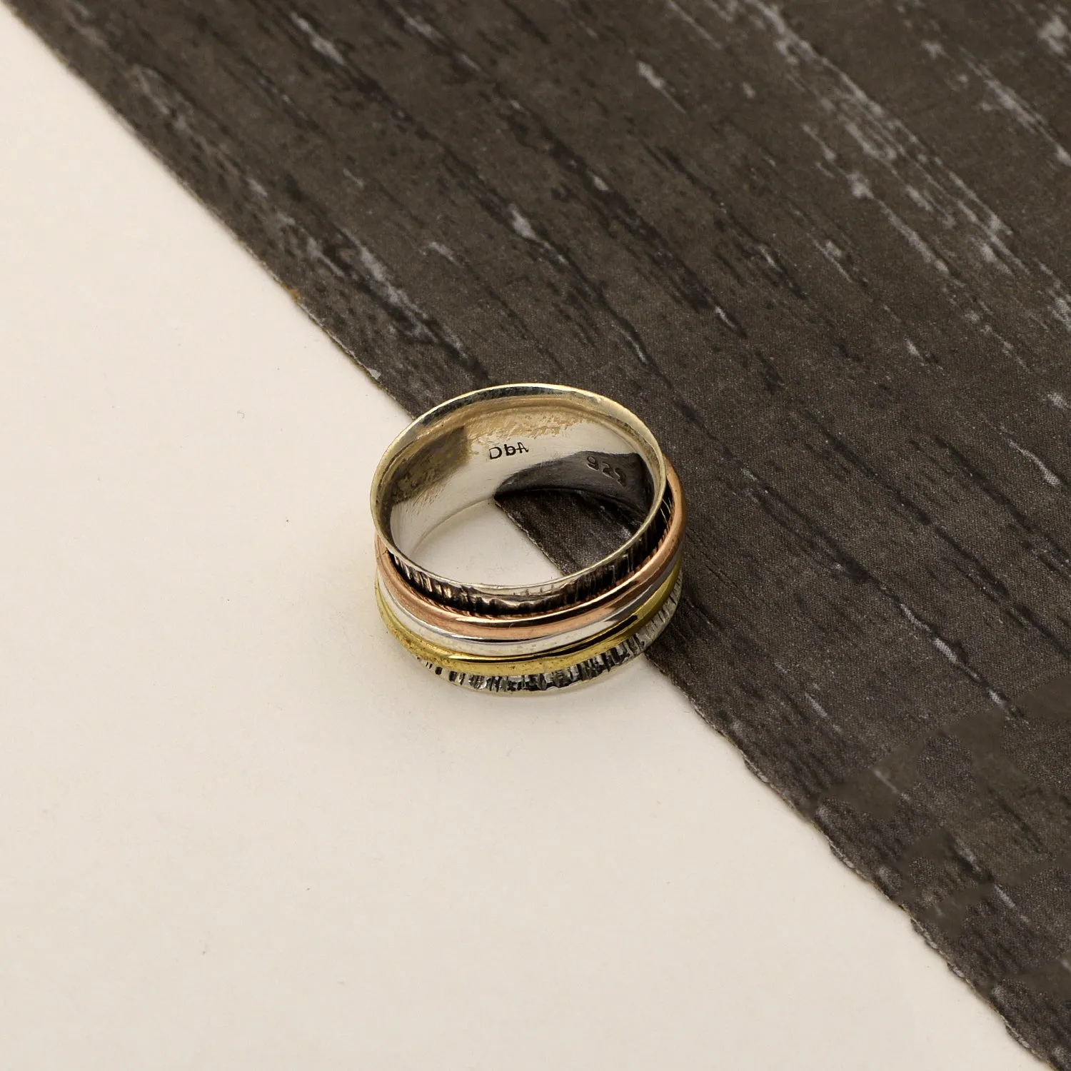 Multi Color Fidget Spinner Ring