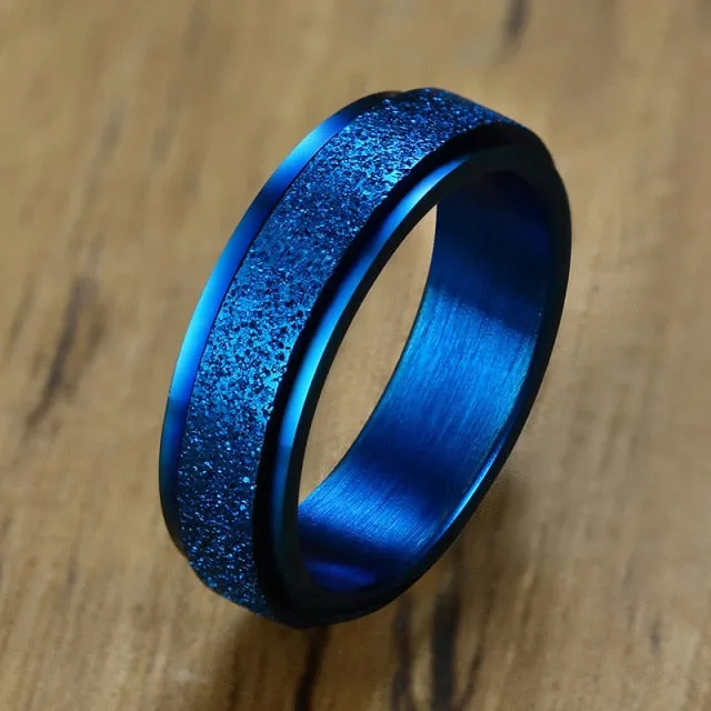 Multichrome Rainbow Spinner Ring