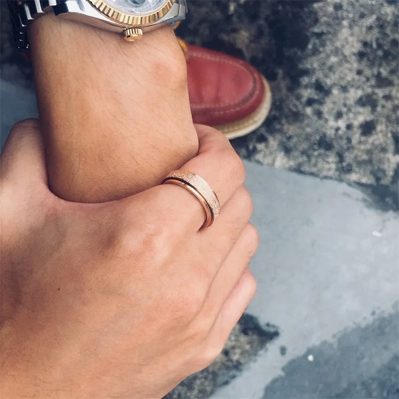 Multichrome Rainbow Spinner Ring