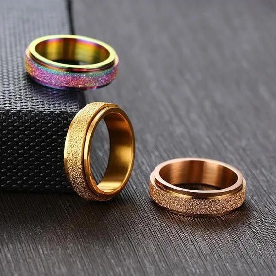 Multichrome Rainbow Spinner Ring