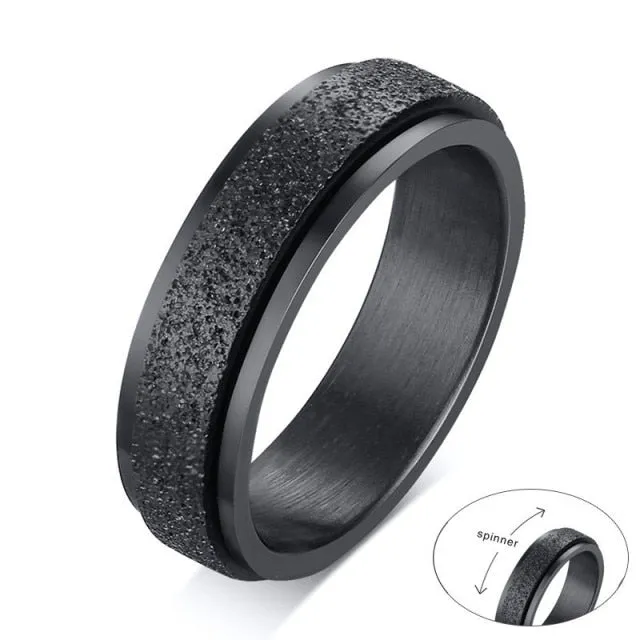 Multichrome Rainbow Spinner Ring