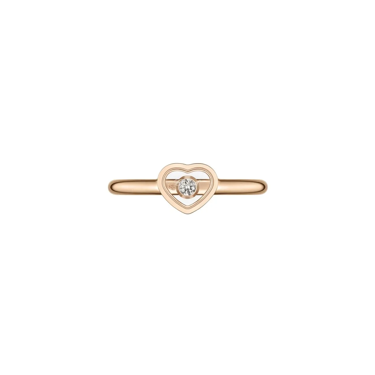 My Happy Hearts Ethical Rose Gold Diamond Ring