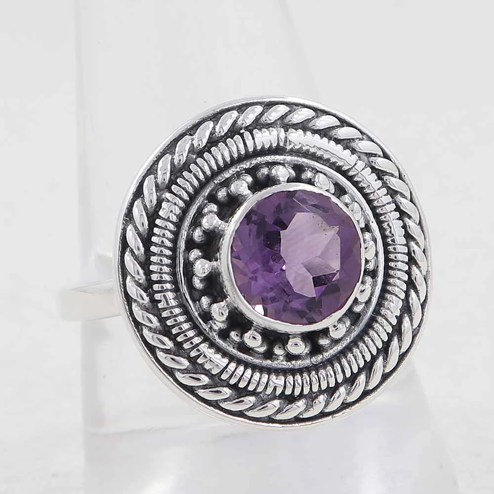 Mystic Quartz Solid Silver Ring