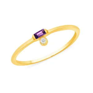 Nambi Amethyst Ring
