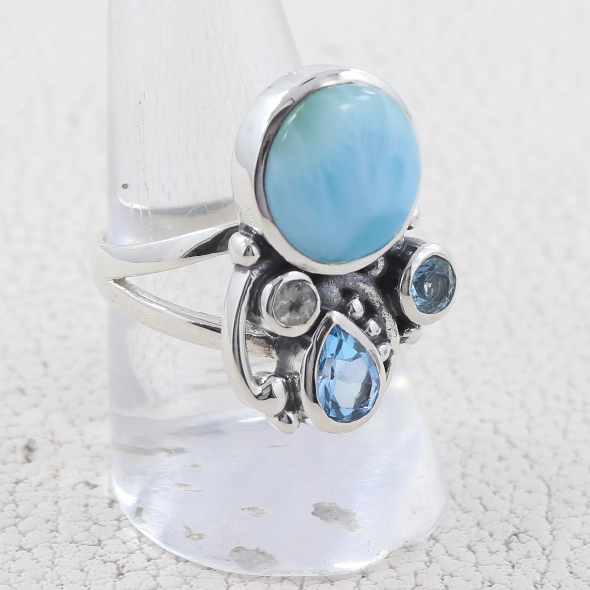 Natural Amethyst Sterling Silver Rings