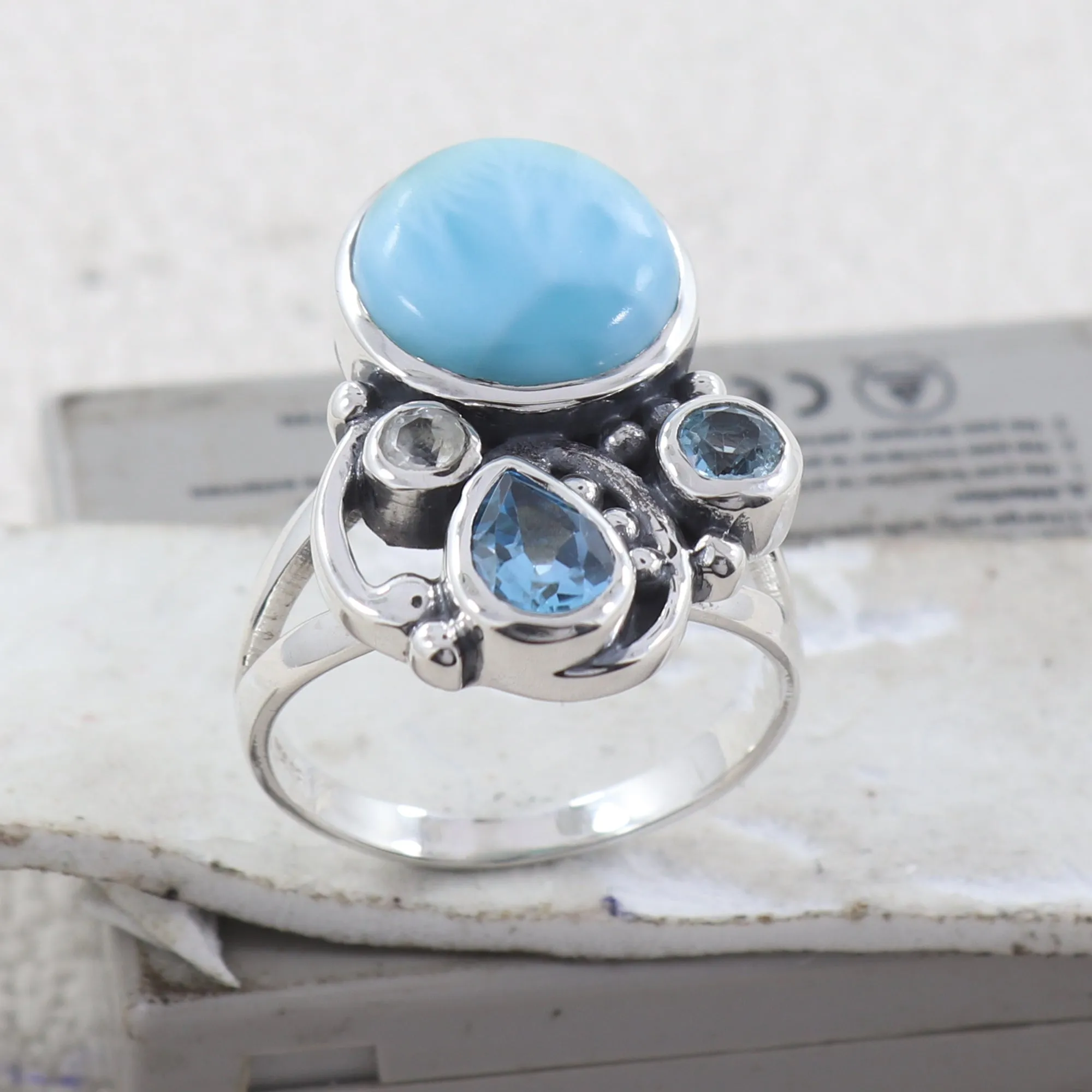 Natural Amethyst Sterling Silver Rings
