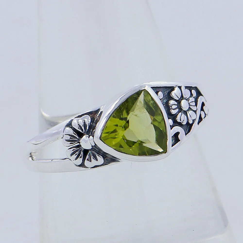 Natural Garnet Sterling Silver Rings