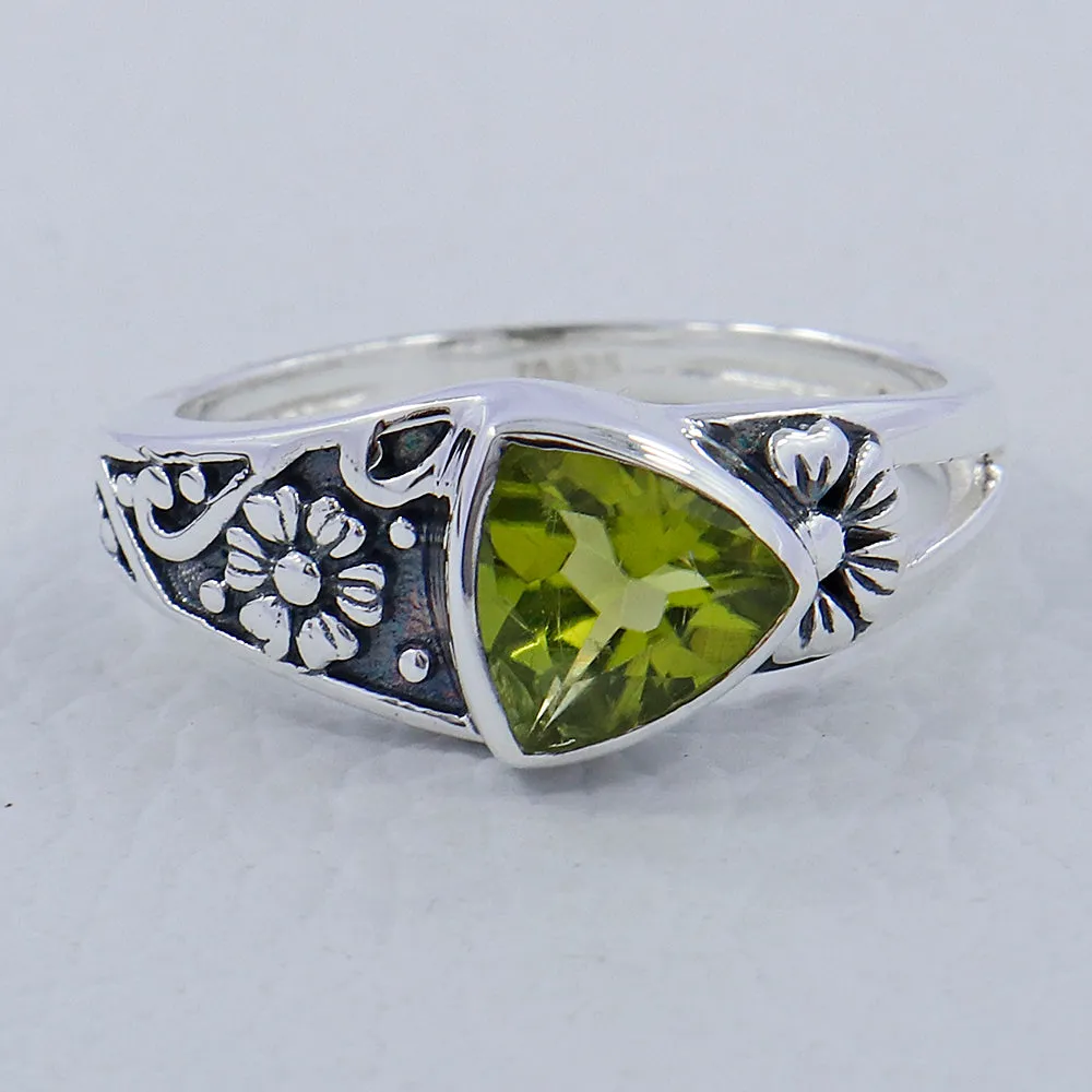 Natural Garnet Sterling Silver Rings