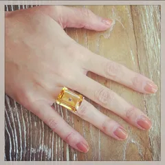 NoLita Cocktail Ring | Citrine & Amethyst
