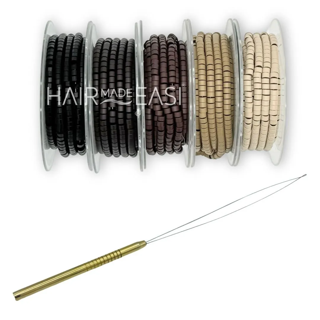 Non-Silicone Lined Pre-Loaded Micro Rings (1000) and Easiloop Duo