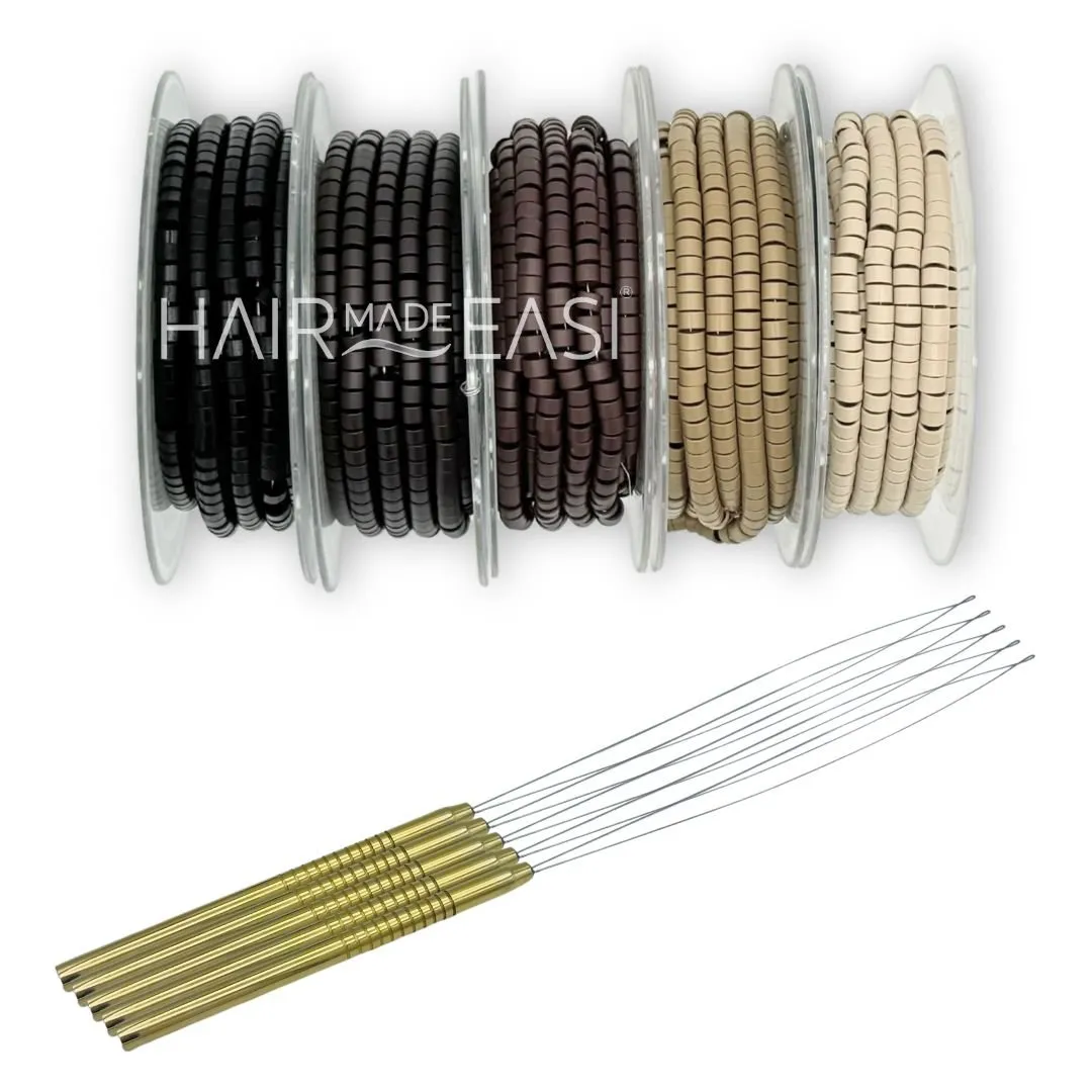 Non-Silicone Lined Pre-Loaded Micro Rings (1000) and Easiloop Duo