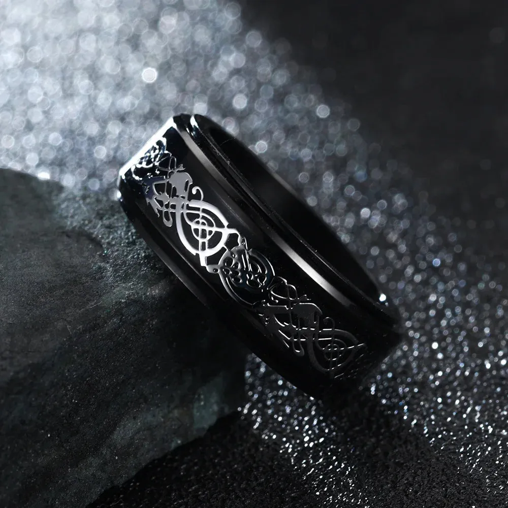 Nordic Dragon Fidget Ring