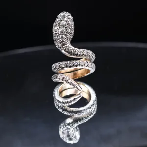 On hold for LHR Victorian Oversized Diamond Snake Ring