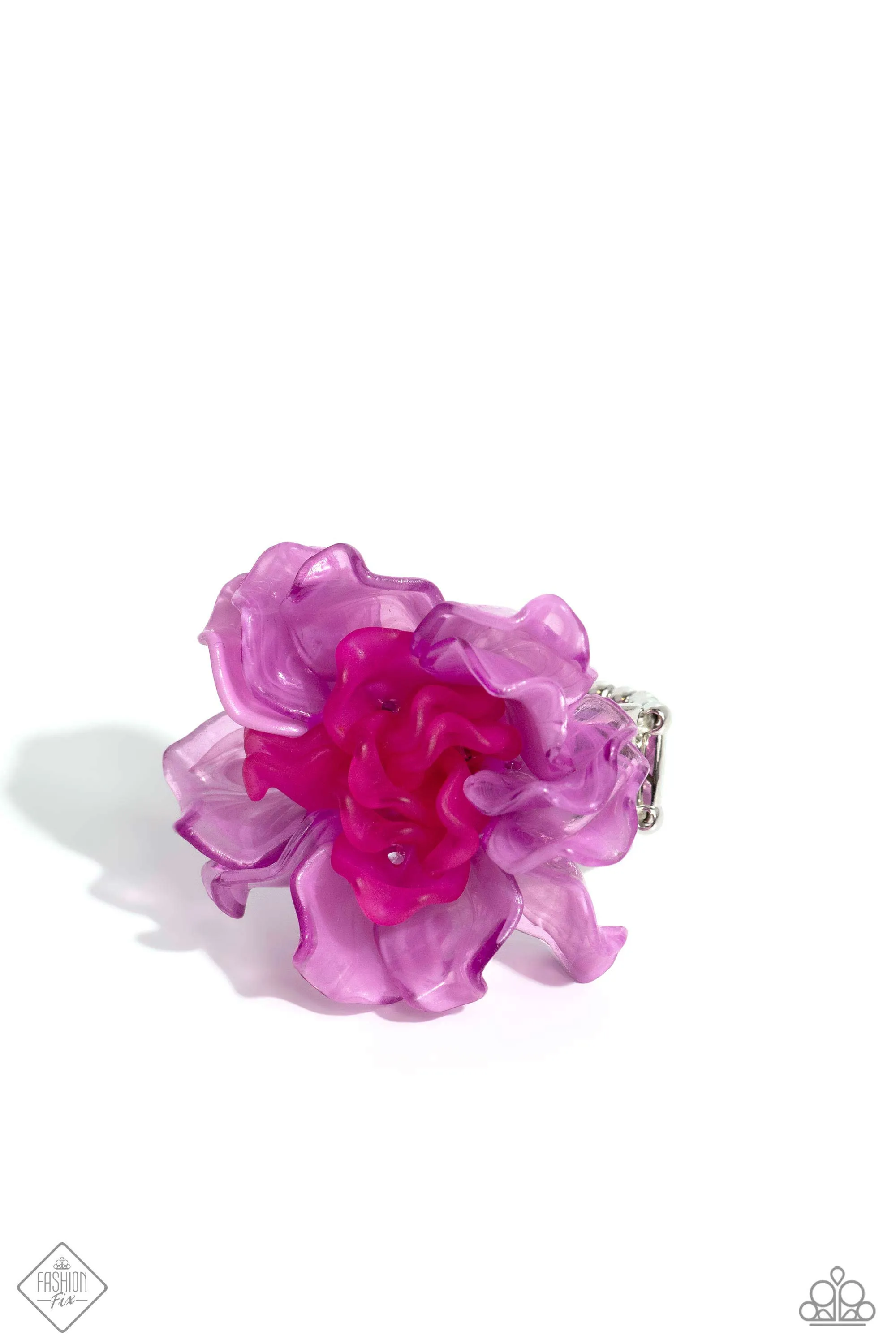 Paparazzi - Lush Lotus - Pink Ring