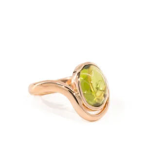 Peridot 5.46 Carat 14k Handcrafted Gemstone Ring