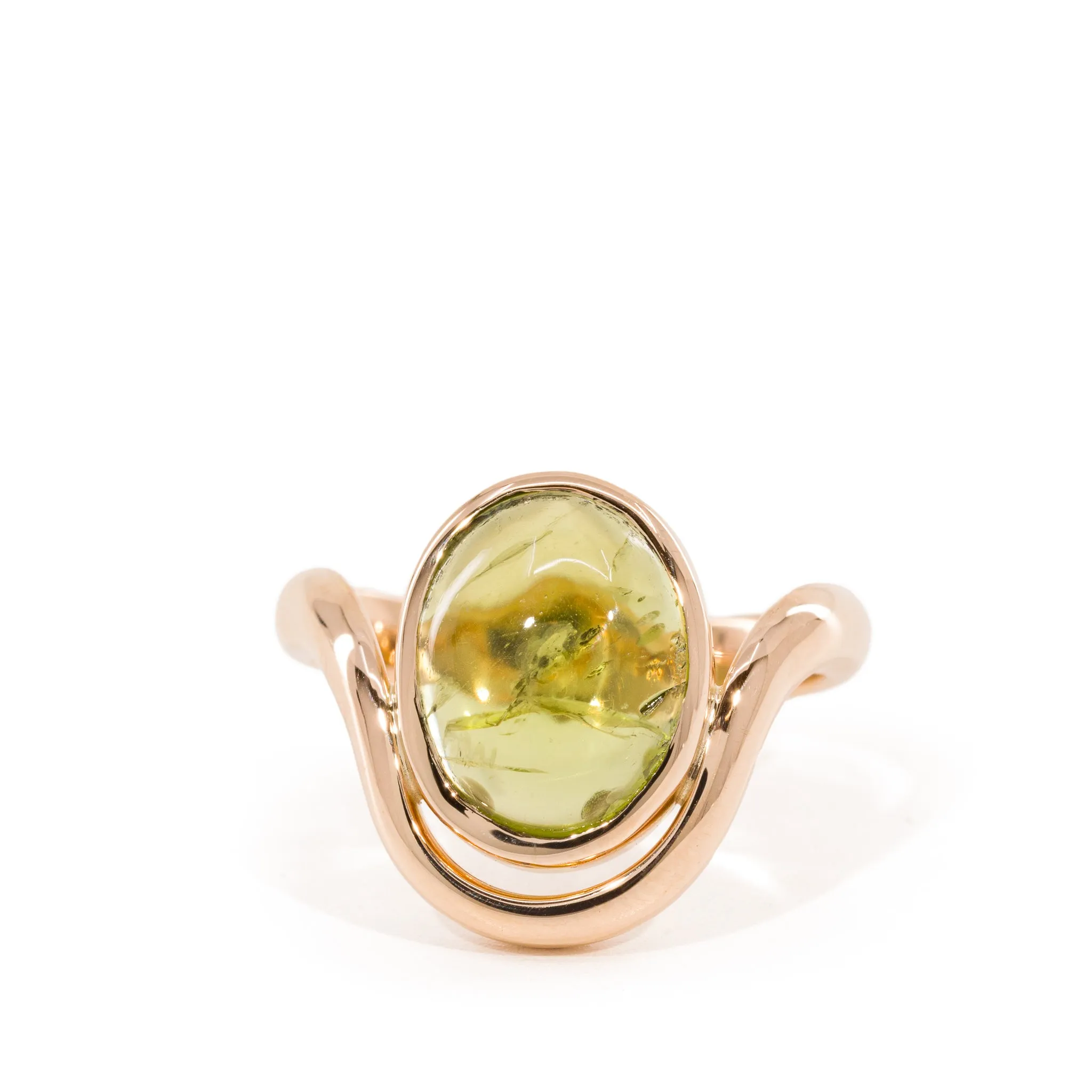 Peridot 5.46 Carat 14k Handcrafted Gemstone Ring