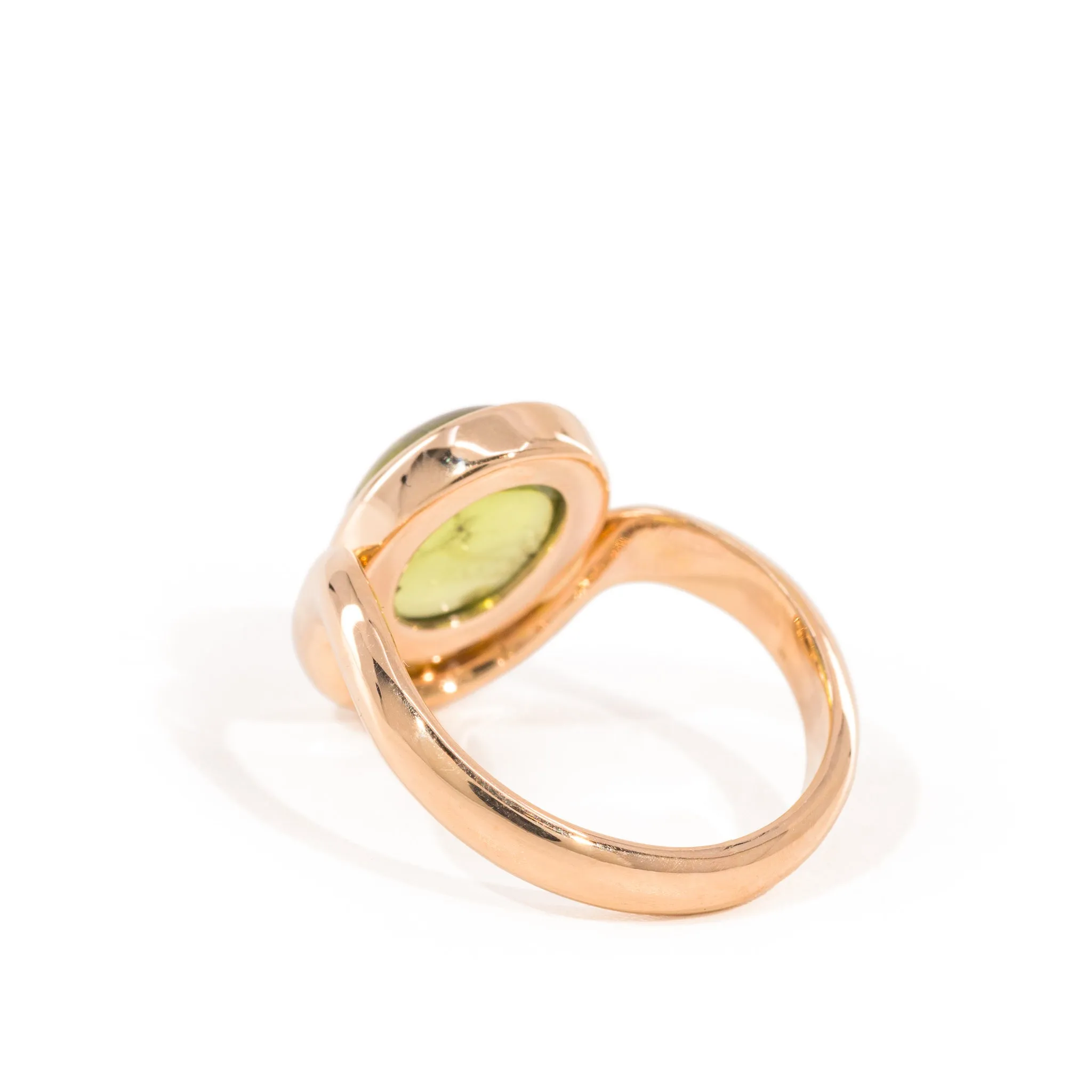 Peridot 5.46 Carat 14k Handcrafted Gemstone Ring