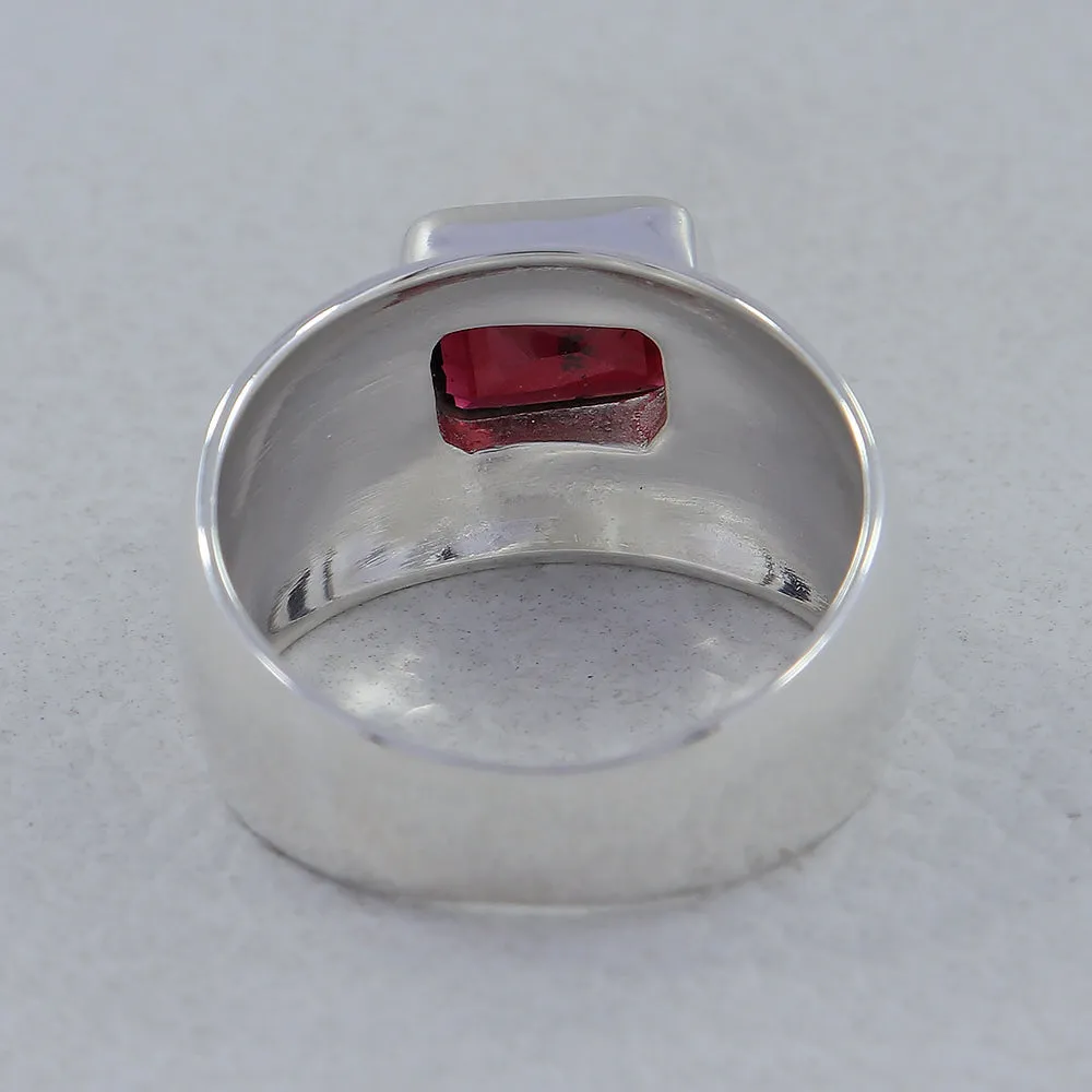 Peridot Gemstone Silver Ring