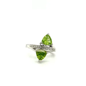 Peridot Ring in .925 Sterling Silver KSR - 10899