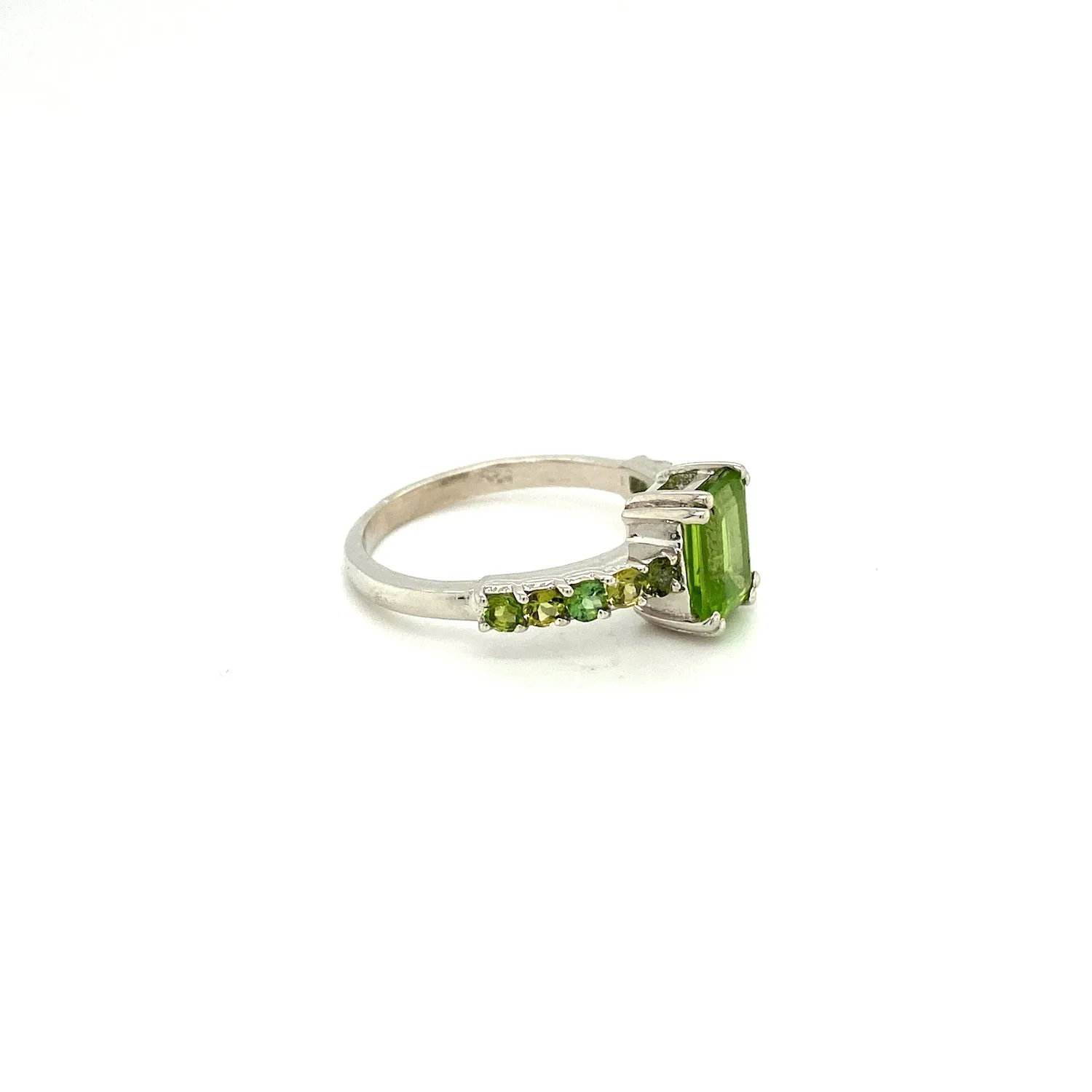 Peridot Ring in .925 Sterling Silver KSR - 13339