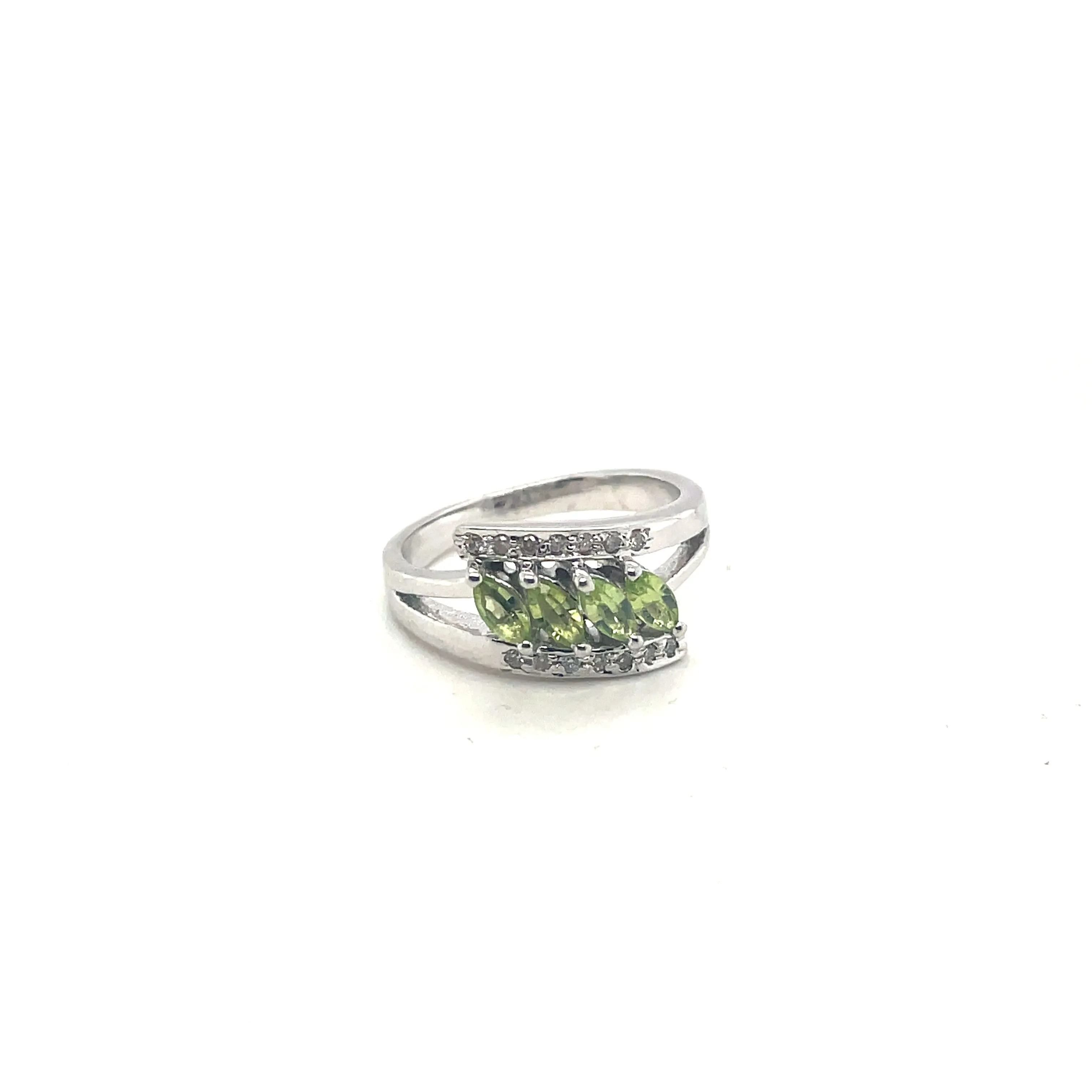 Peridot Ring in .925 Sterling Silver KSR - 15923