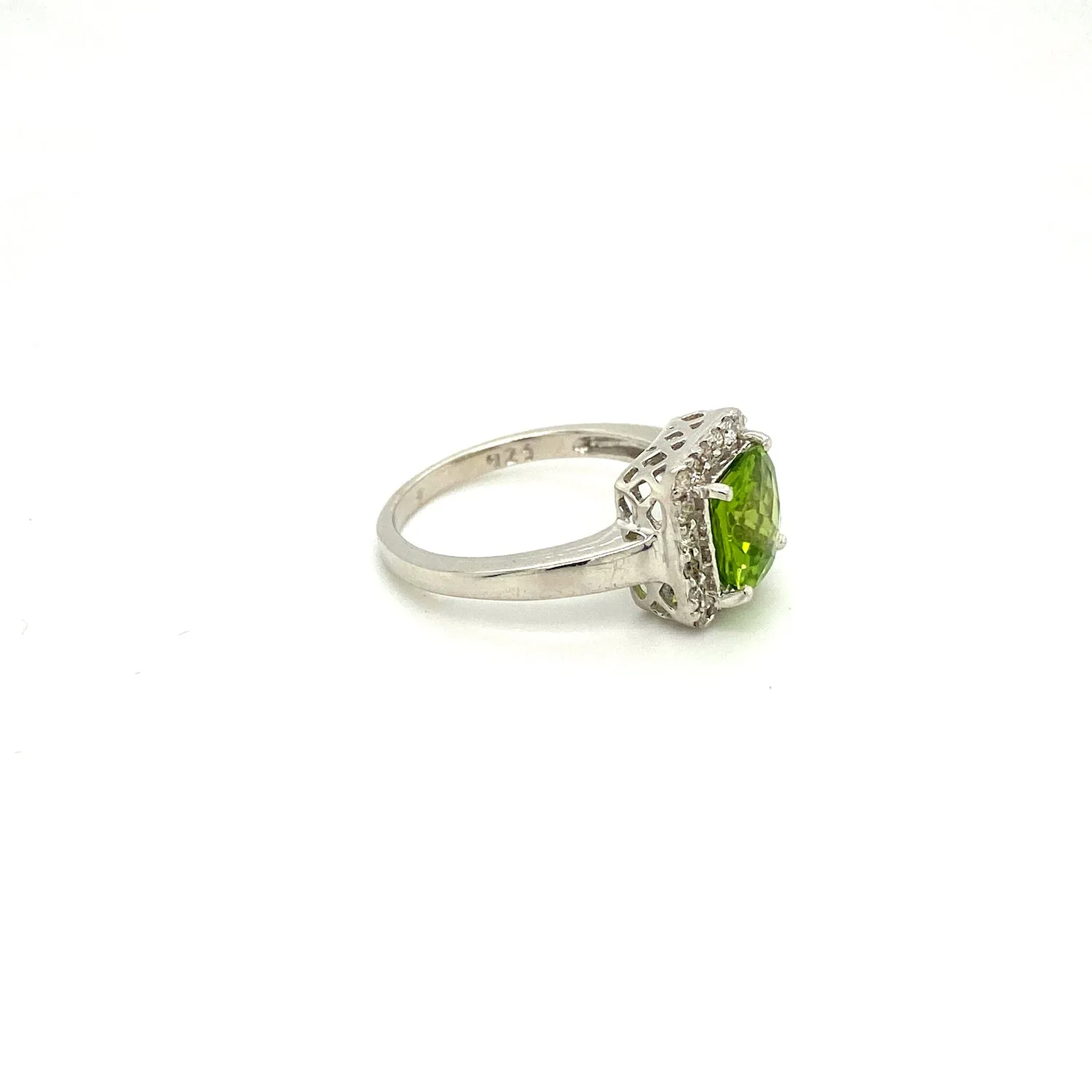 Peridot Ring in .925 Sterling Silver KSR - 16779