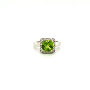 Peridot Ring in .925 Sterling Silver KSR - 16779