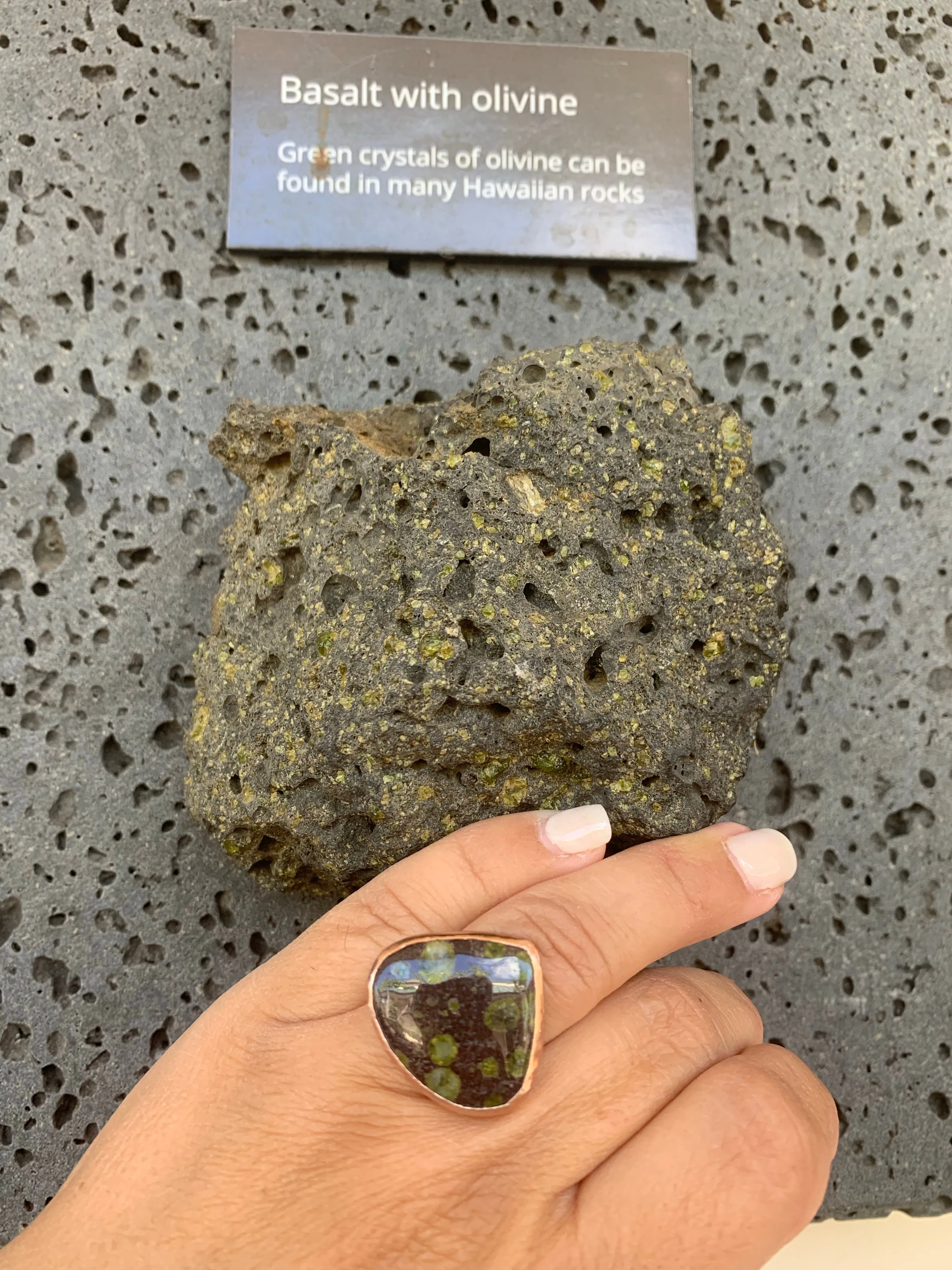 Peridot Ring in Rose Gold