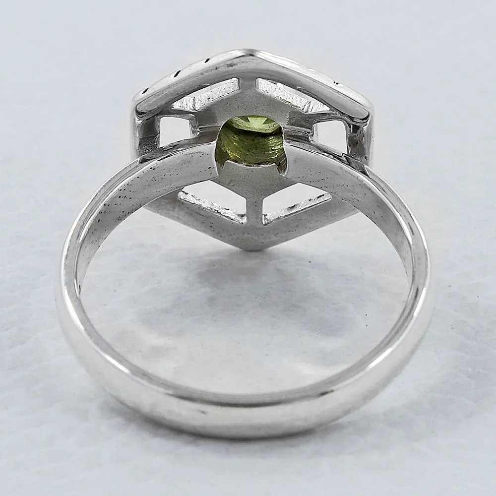 Peridot Silver Ring