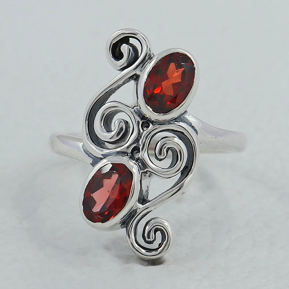 Peridot Silver Ring