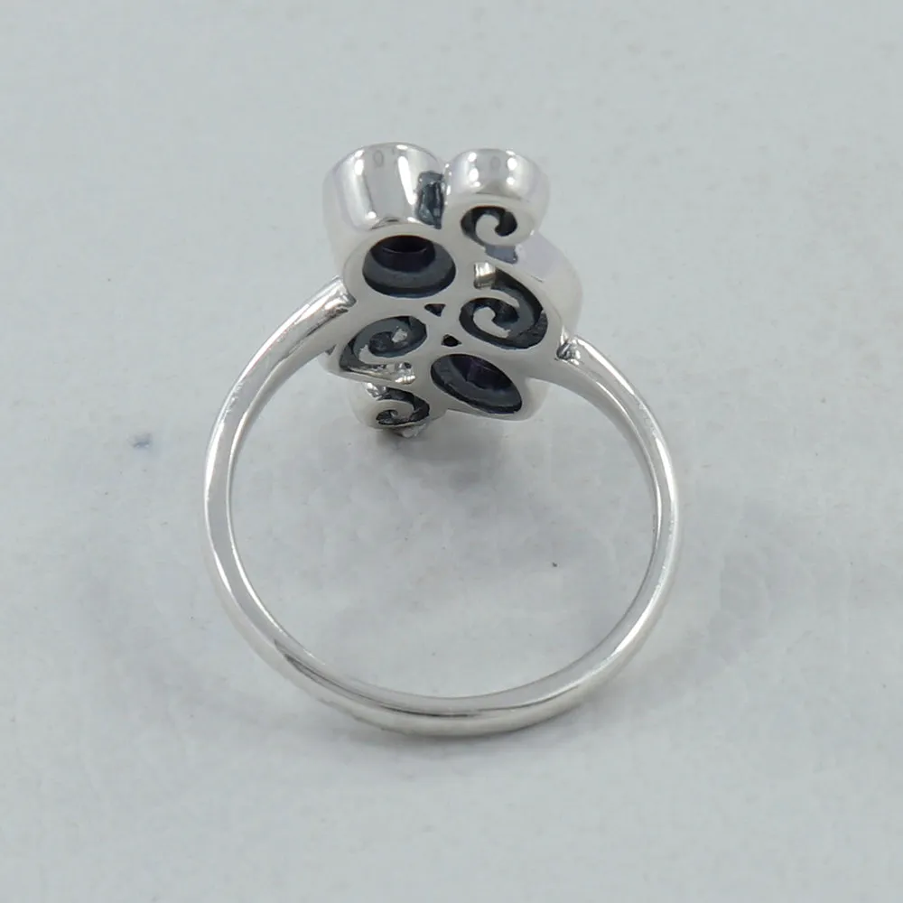 Peridot Silver Ring