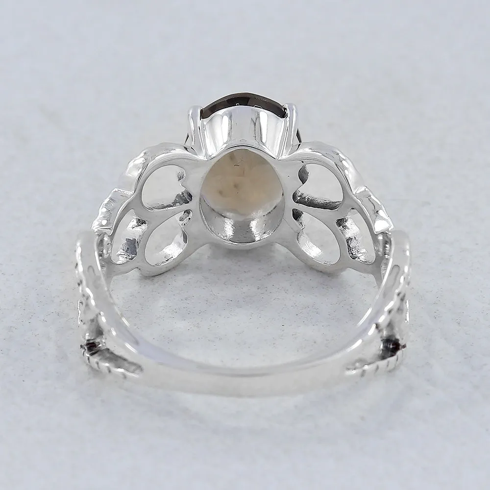 Peridot Silver Ring