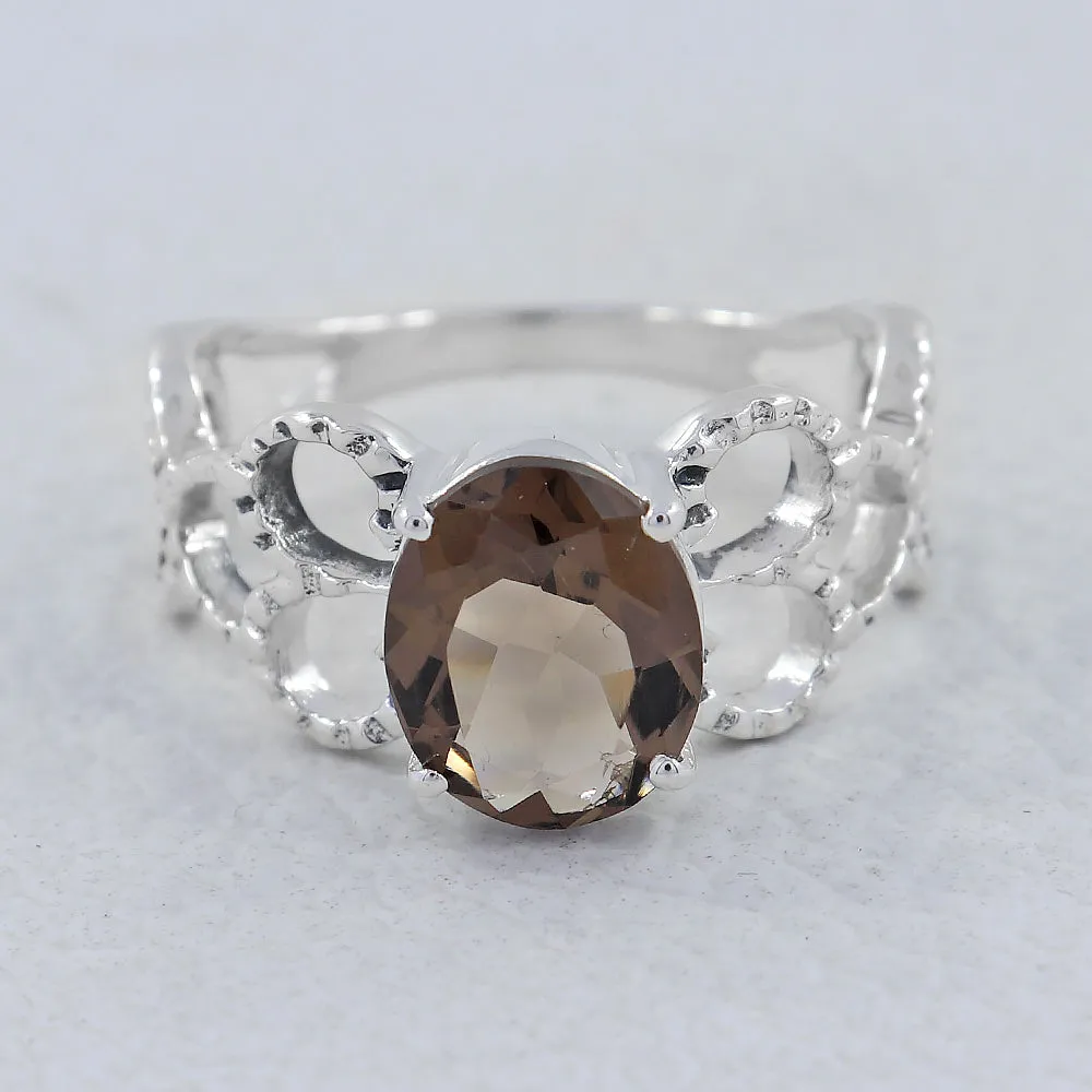 Peridot Silver Ring