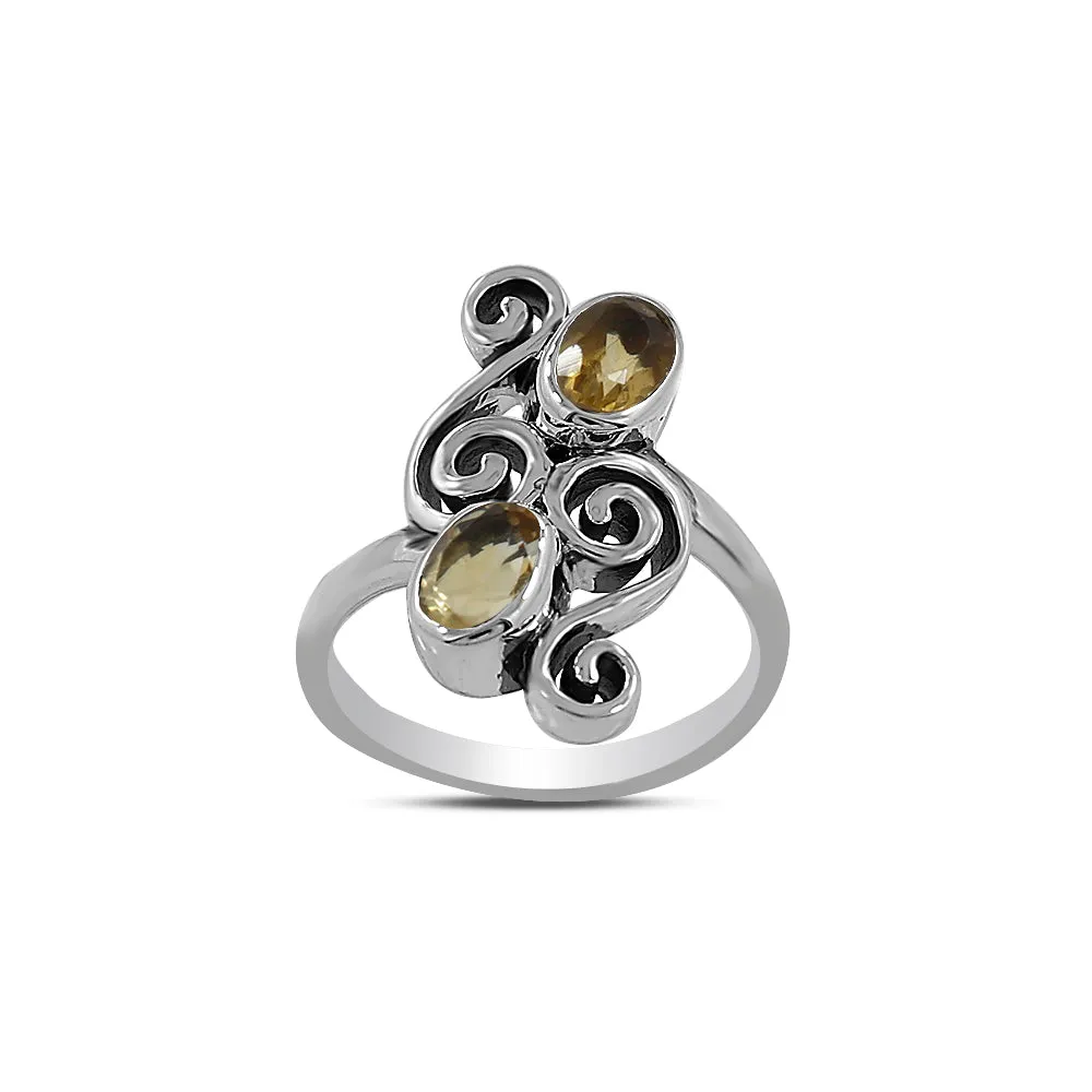 Peridot Silver Ring