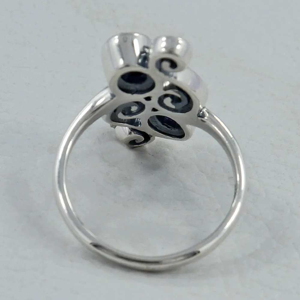 Peridot Silver Ring