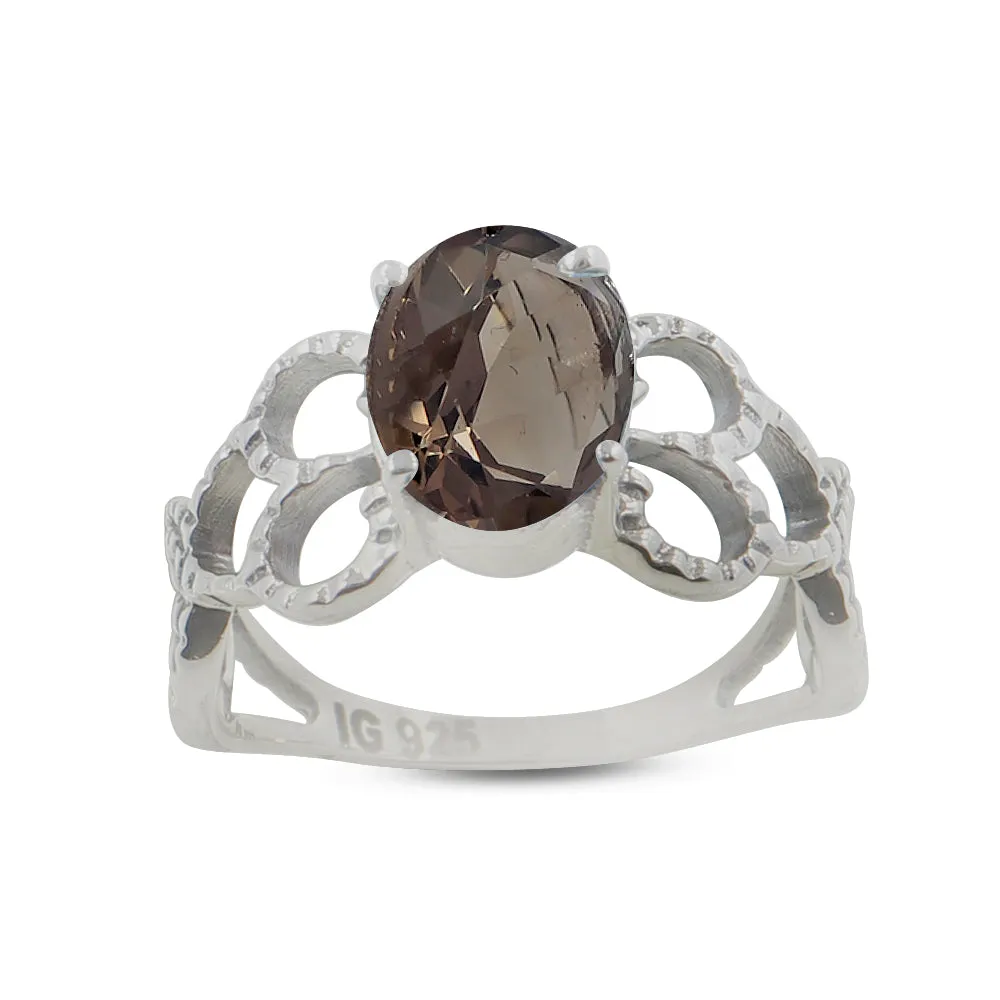Peridot Silver Ring