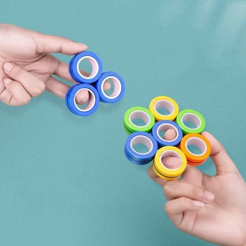 Pierścienie Magnetyczne - Magnetic Fidget Rings